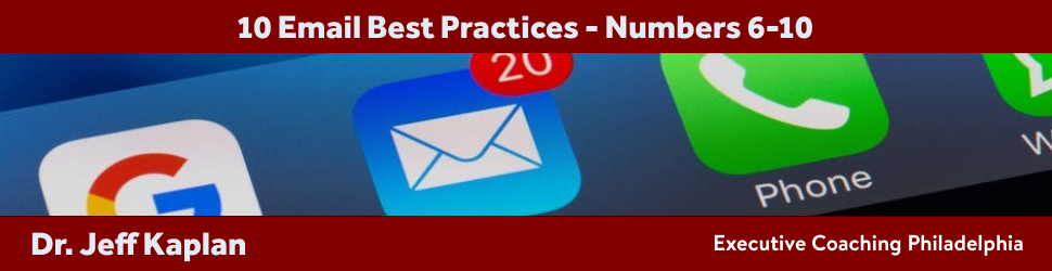 10 Email Best Practices – Numbers 6-10